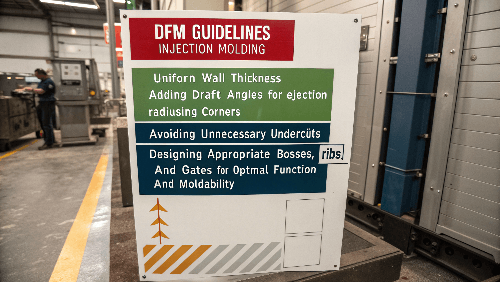 Checklist of DFM Guidelines for Injection Molding