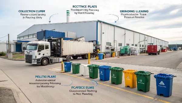what are the steps it takes to recyc