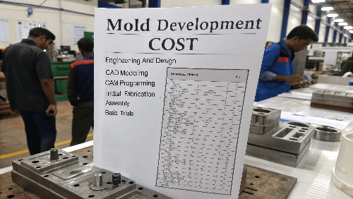 Image showing CAD design interface for mold development