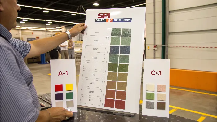 Set of SPI finish comparison plaques
