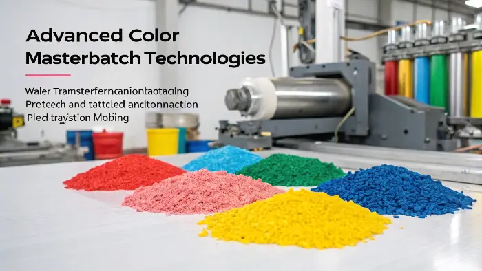 Advanced color masterbatches for injection molding
