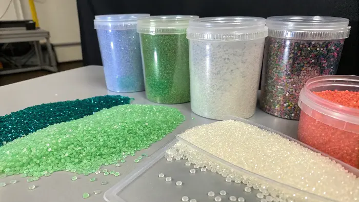 Special effect masterbatches examples