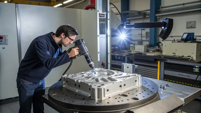 3D inspection of complex mold