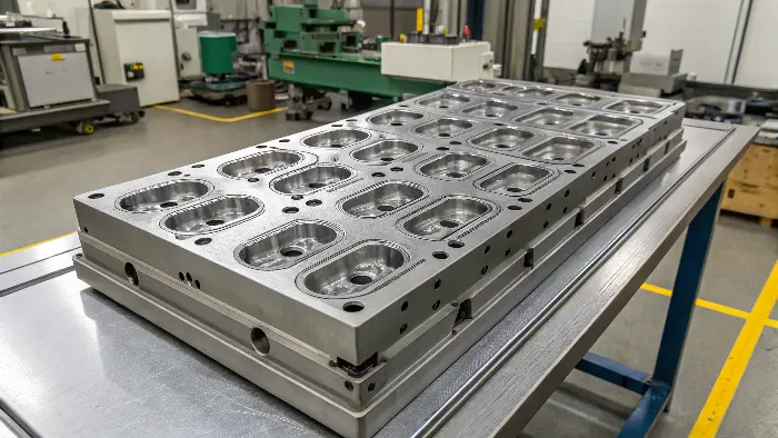 Diagram showing a unified hydraulic yoke system actuating multiple sliders simultaneously.