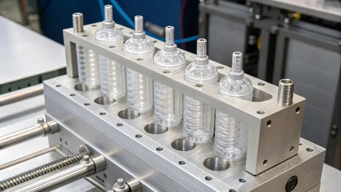 Multi-cavity PET preform mold