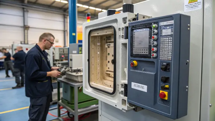 Illustration of injection molding screw with back pressure indicated