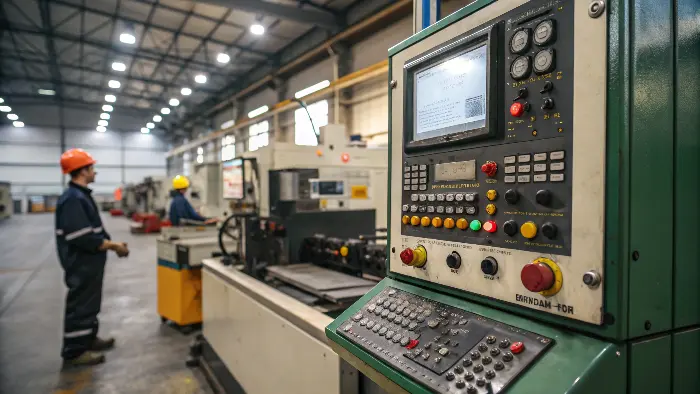 Injection molding machine control panel