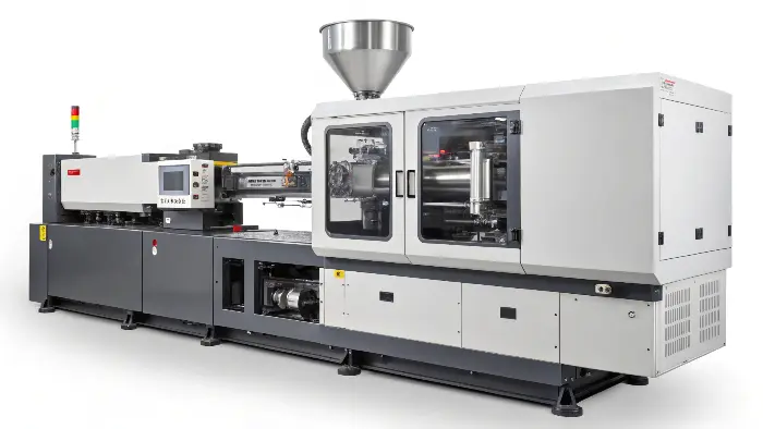 A modern, high-speed all-electric injection molding machine