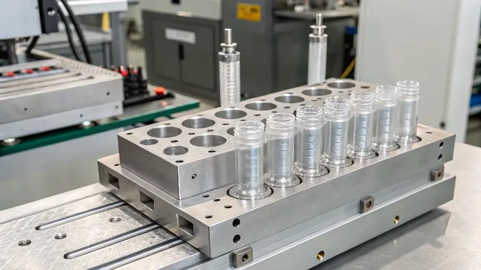 PET preform injection mold diagram