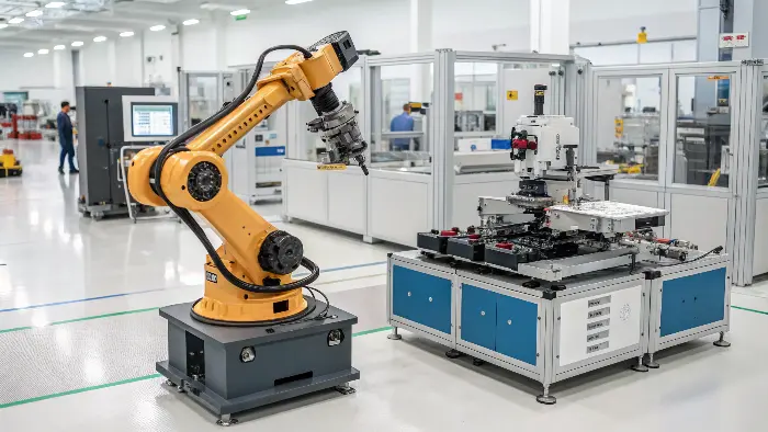 Different types of robots for insert molding