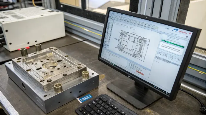 CAD model comparison with scan data