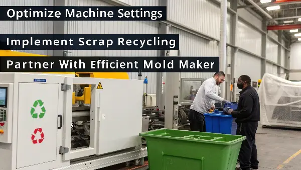 A clean and modern injection molding machine processing nylon pellets.