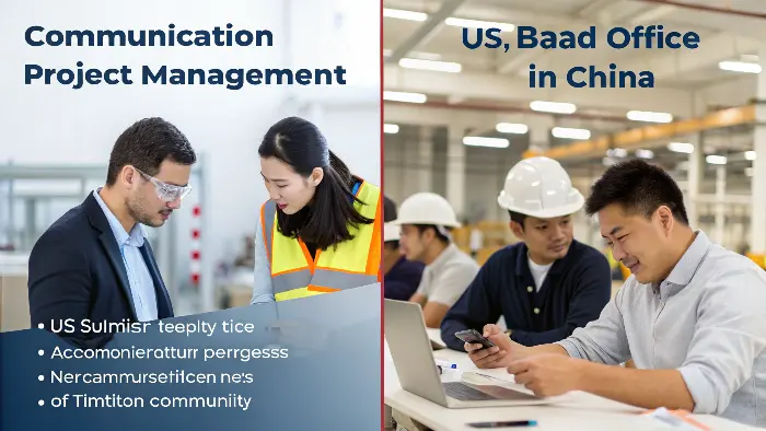 Project Management in Mold Making Project manager on a video call with an engineering team