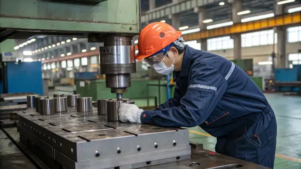 Various steel blocks for mold making, showing different finishes and sizes.