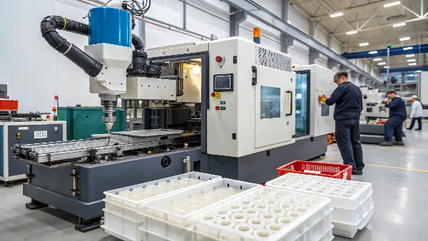 Various precision injection molded parts from different industries