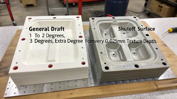 how many degrees of draft is requi