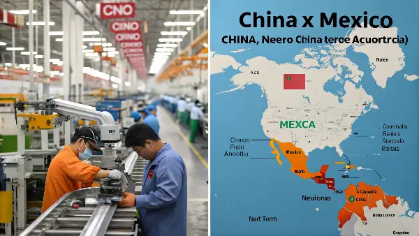 An automated CNC machining workshop in China