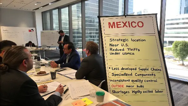 A factory located in an industrial park in Mexico