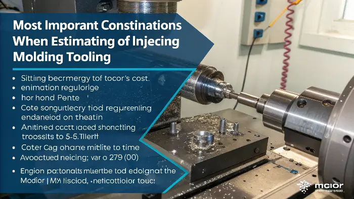 Analyzing Part Complexity for Tooling Cost Estimation An engineer pointing to complex features on a CAD model of a plastic part