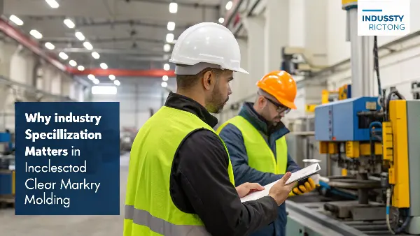 A chart showing project timelines, comparing a generalist vs. a specialist molder.