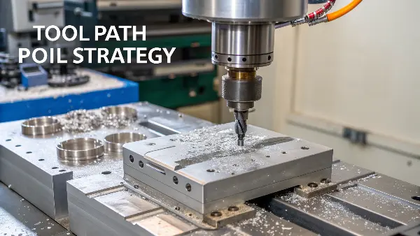 A CNC machine creating a high-precision mold.