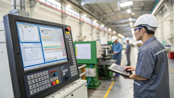 Calculating Cooling Time with Moldflow Analysis A screenshot of Moldflow analysis software showing a heat map of a part during the cooling phase.