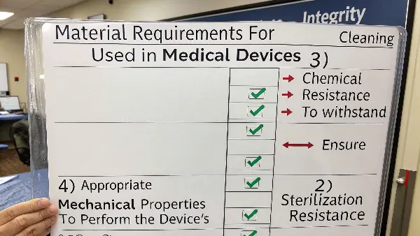 what are the 4 material requiremen