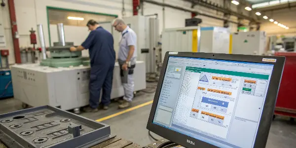 Simulation of Mold Cooling Channels Diagram showing cooling channels within an injection mold