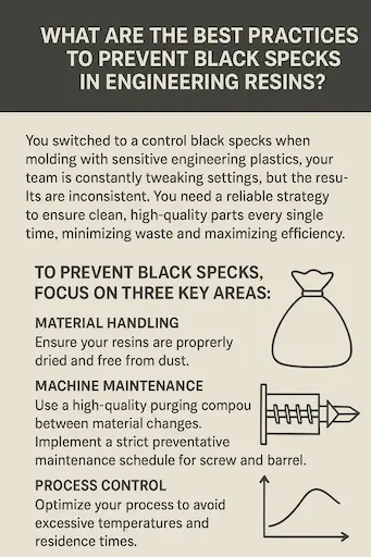 molding machine maintenance and cleaning