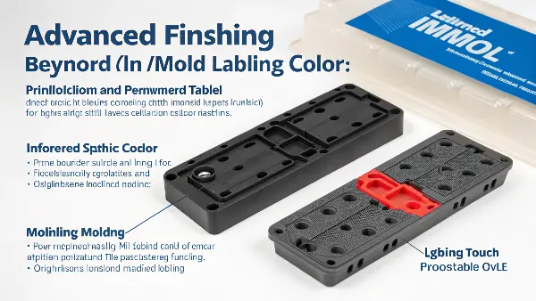 In-Mold Labeling Process A robot placing a label into an injection mold for IML