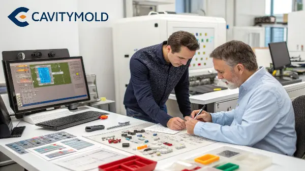 A collection of plastic material pellets in various colors