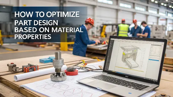 FEA Analysis on a Plastic Part A 3D rendering of a part being analyzed with color-coded stress points.