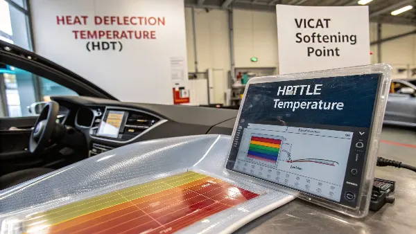 a PVC pipe being tested for heat resistance