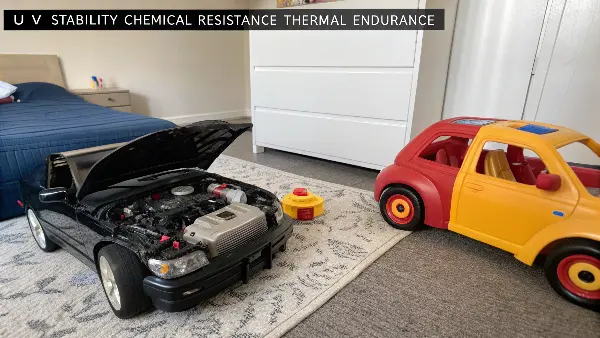 A graphic showing different environments: medical, automotive, outdoor