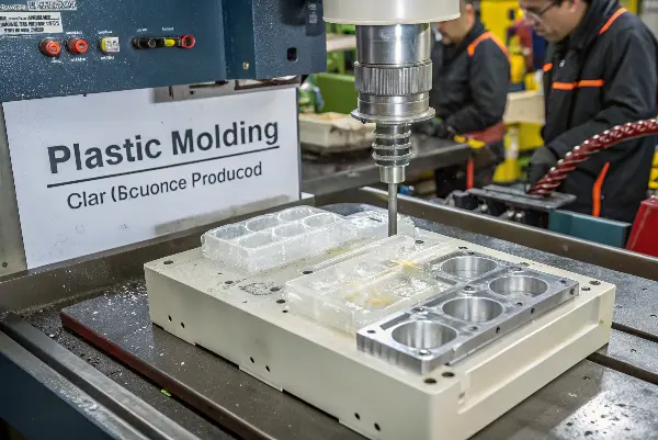 Steps in a Molding Process Workflow diagram of a molding process from design to production