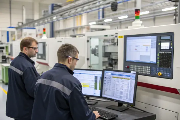 Statistical Process Control in Injection Molding A chart showing Statistical Process Control (SPC) data with upper and lower control limits.
