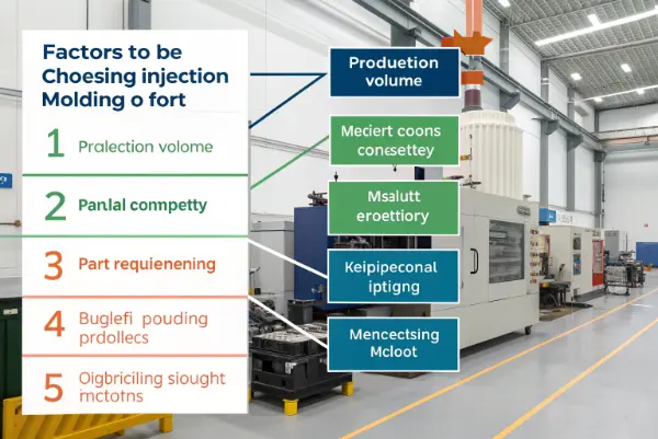 A chart comparing manufacturing costs per unit for different volumes