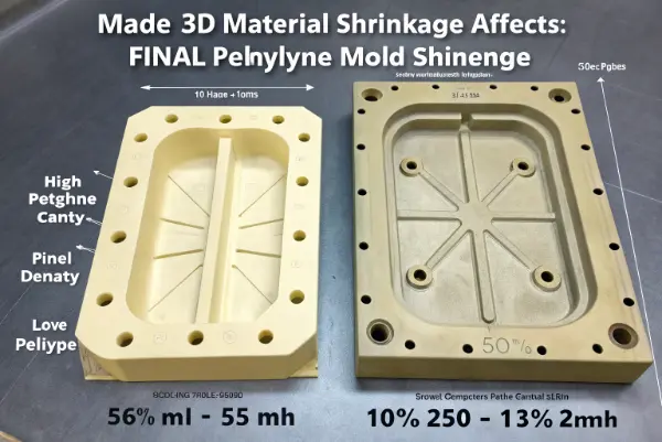 mold shrinkage calculation for polyethylene