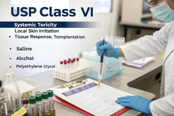 USP Class VI Requirements Chart