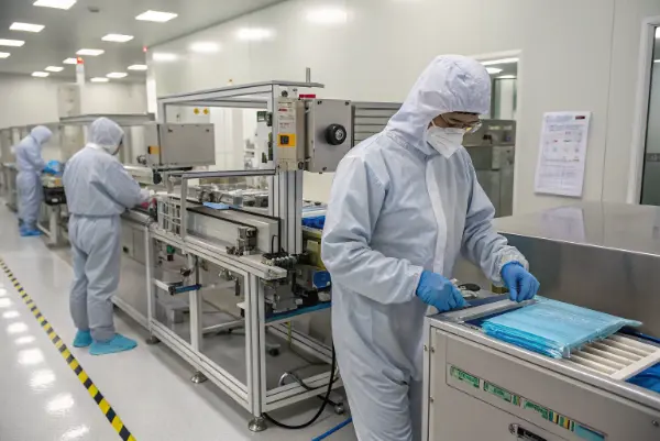 Cleanroom injection molding environment Cleanroom injection molding environment