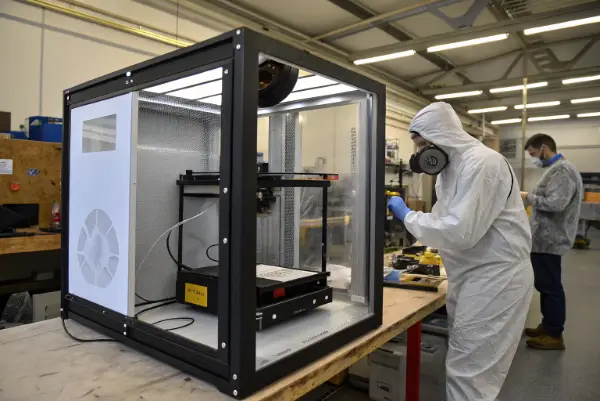 Safe 3D printing setup with ABS ventilation Safe 3D printing setup with ABS ventilation