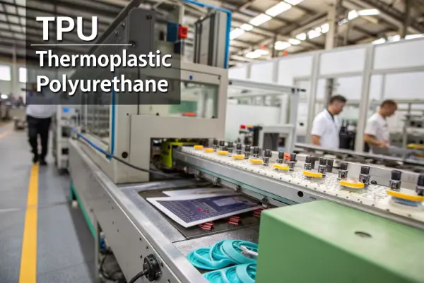 Injection molding machine processing TPU