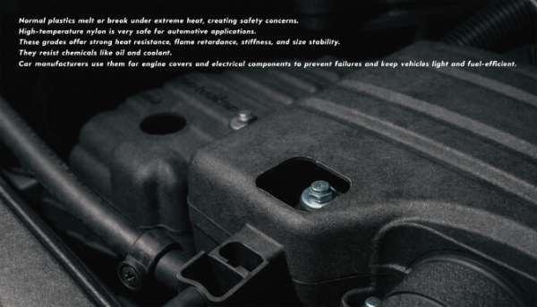 car parts get very hot near engines and batteries